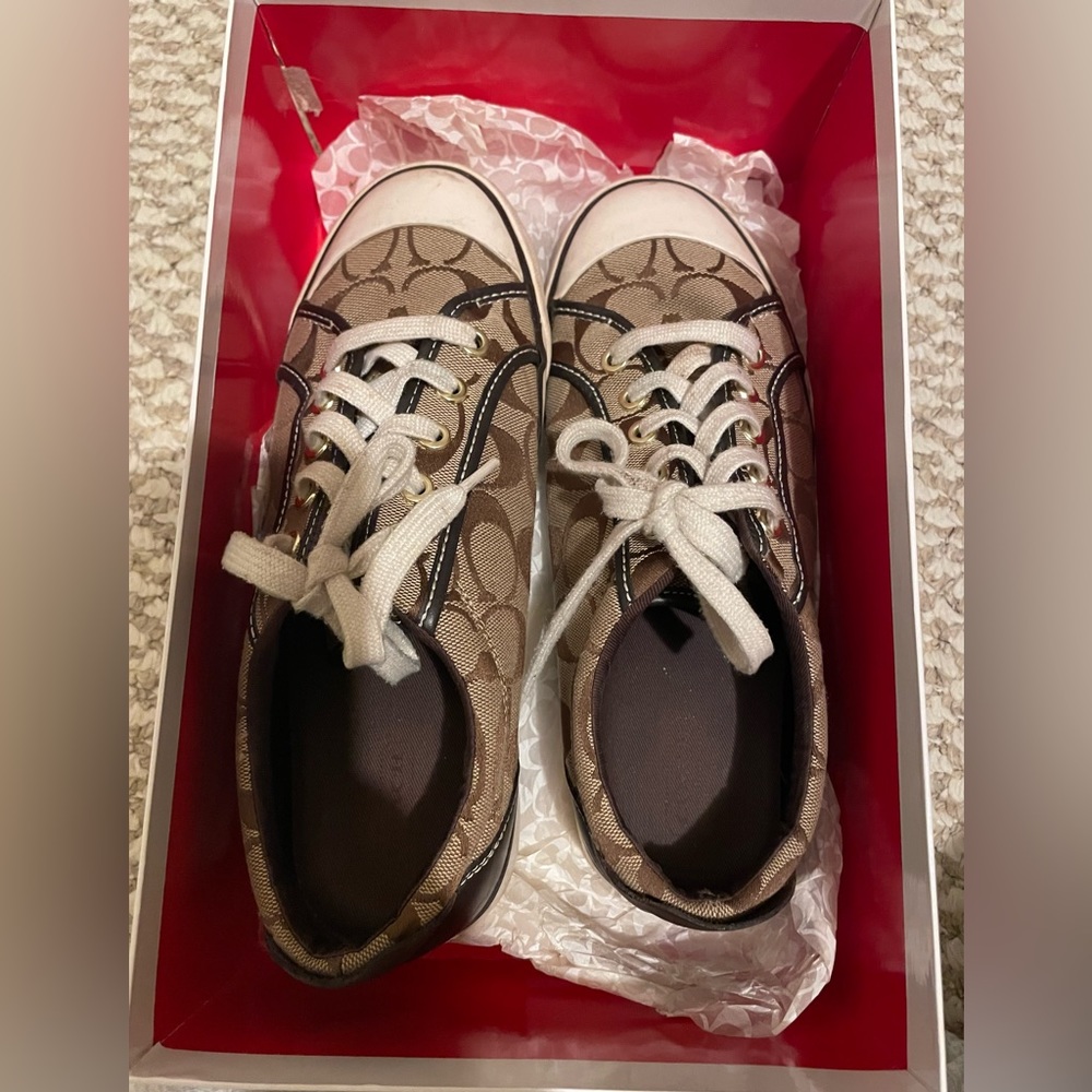 Brown Coach Sneakers
